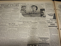 1934 THE LANCASTER DAILY EAGLE NEWSPAPER LOT OF 2 ISSUES - OHIO - NP 4860