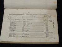 1850 APRIL 9 INDIAN DISBURSEMENTS BULLETINS - TREASURY AUDITOR LOT OF 8 - K 2030
