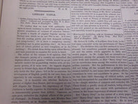 1865 THE ROUND TABLE NEWSPAPER LOT OF 14 - GREAT ARTICLES - NP 1848