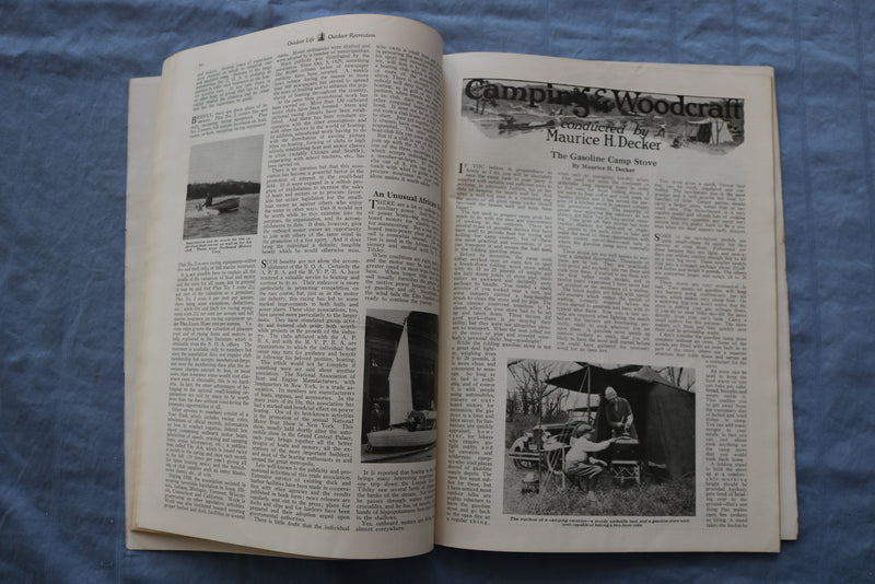 1931 JULY OUTDOOR LIFE MAGAZINE - ENCOUNTERS WITH ALASKAN BEARS - ST 1000Z