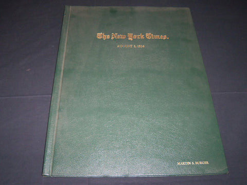 1936 AUGUST 2 NEW YORK TIMES SPANISH REBELS NOW DRIVE TO CAPTURE PORTS - NT 7213