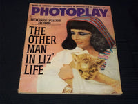 1962 MAY PHOTOPLAY MAGAZINE - LIZ TAYLOR FRONT COVER - E 16734