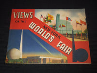 1939 VIEWS OF THE NEW YORK WORLD'S FAIR SOFTCOVER BOOK - NICE PRINTS - J 7355