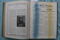 1904-1907 THE KNOX STUDENT HARDCOVER BOOKS - 2 VOLUMS - GALESBURG, IL - KD 9683