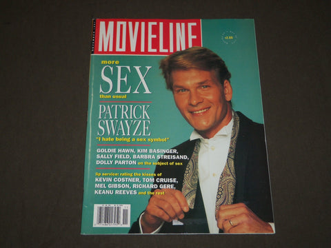 1991 NOVEMBER MOVIELINE MAGAZINE - PATRICK SWAYZE COVER - CW 32