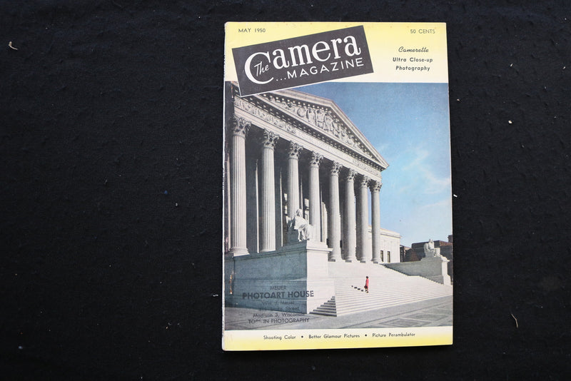 1950 MAY THE CAMERA MAGAZINE - WASHINGTON D.C. COVER - K 350