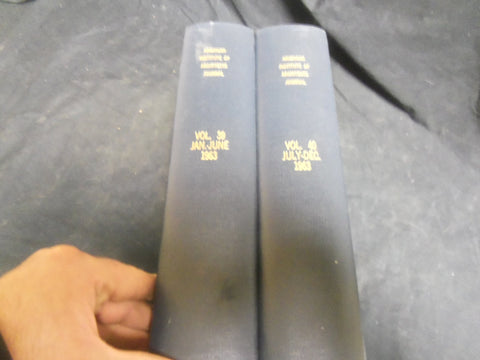 1963 AMERICAN INSTITUTE OF ARCHITECTS 2 BOUND VOLUMES - NICE PHOTOS - R 855