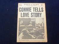 1959 APR 8 NEW YORK DAILY NEWS NEWSPAPER - CONNIE TELLS LOVE STORY - NP 6755