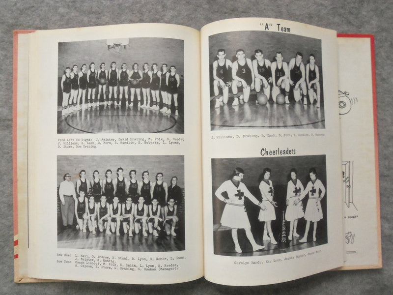 1958 THE PIRATE LOG ILLIOPOLIS HIGH SCHOOL YEARBOOK - ILLIOPOLIS, IL - YB 3347