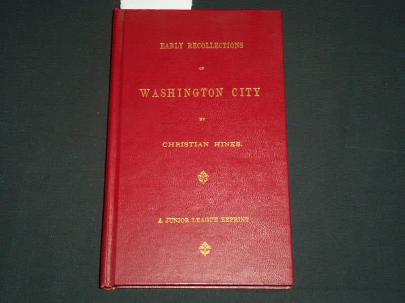 1981 EARLY REPRODUCTIONS OF WASHINGTON CITY PRESENTED TO KENNETH LANE - KD 5574