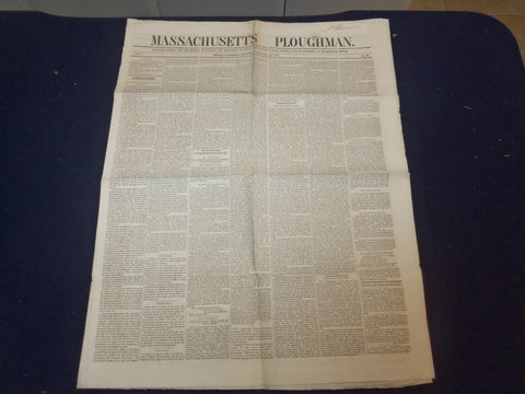 1849 JANUARY 13 MASSACHUSETTS PLOUGHMAN- THE FROST SPIRIT-J.G. WHITTIER- NP 5160