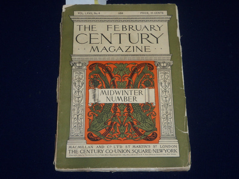 1904 FEBRUARY THE CENTURY MAGAZINE - ROMAN VILLAS BY MAXFIELD PARRISH - SP 2585
