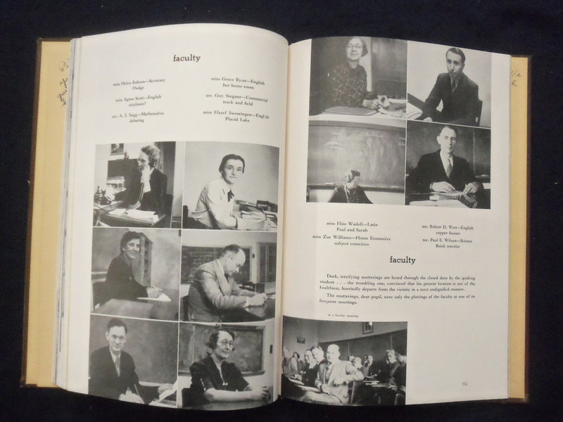 1938 THE BITTER ROOT MISSOULA COUNTY HIGH SCHOOL YEARBOOK-MISSOULA, MO - YB 3326