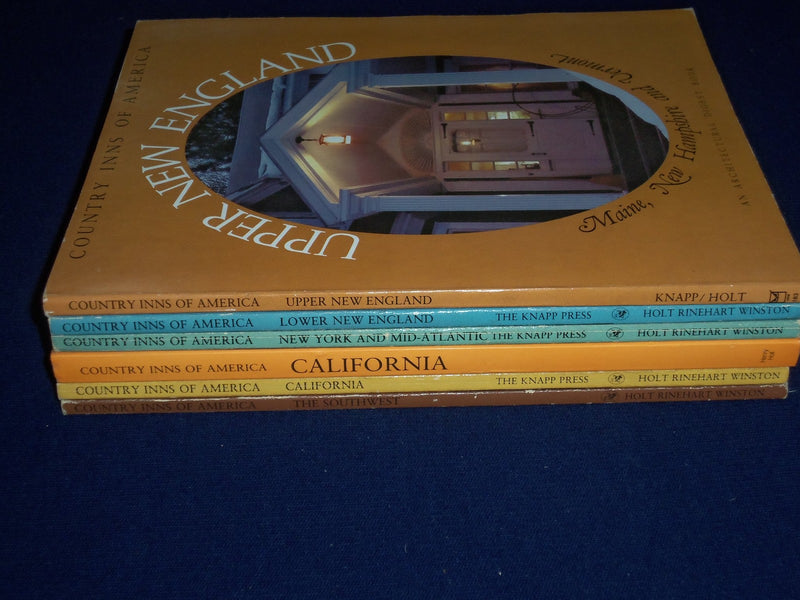 1978-1980 COUNTRY INNS OF AMERICA LOT OF 6 DIFFERENT - GREAT INFORMATION - O 125