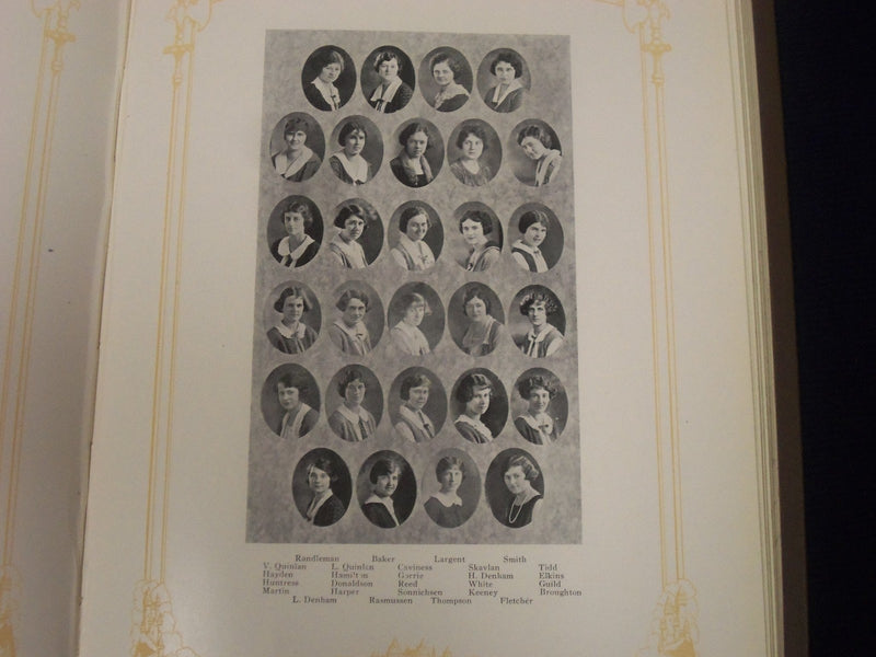 1924 OREGANA UNIVERSITY OF OREGON YEARBOOK - EUGENE - GREAT PHOTOS - YB 514