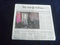 2022 MARCH 24 NEW YORK TIMES - AIMING TO LIMIT RUSSIA, ALLIES BOOST FORCES