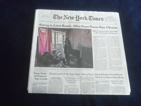 2022 MARCH 24 NEW YORK TIMES - AIMING TO LIMIT RUSSIA, ALLIES BOOST FORCES