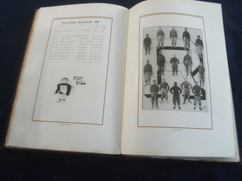 1910 THE ANNUAL ROCKFORD HIGH SCHOOL YEARBOOK - ROCKFORD, ILLINOIS - YB 2589