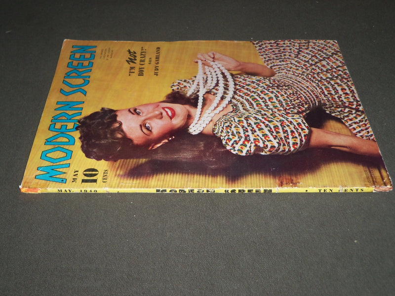 1940 MAY MODERN SCREEN MOVIE MAGAZINE - GINGER ROGERS COVER - NICE ADS - M 130