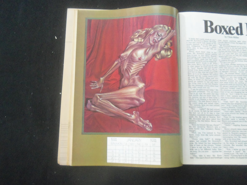 1974 FEBRUARY NATIONAL LAMPOON MAGAZINE - 1974 MARILYN MONROE CALENDAR - B 1181R