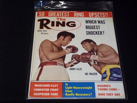 1970 APRIL THE RING MAGAZINE - ELLIS FRAZIER FRONT COVER - E 3943