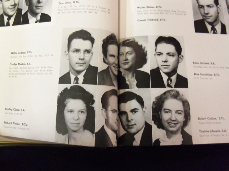 1946 WALLA WALLA COLLEGE YEARBOOK - MOUNTAIN ASH - WASHINGTON - YB 196