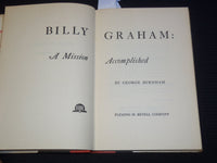 1955 BILLY GRAHAM A MISSION ACCOMPLISHED BOOK BY GEORGE BURNHAM - KD 4144D