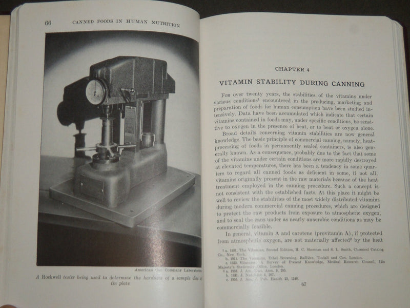 1939 THE CANNED FOOD REFERENCE MANUAL - NICE PHOTOS & ILLUSTRATIONS - J 5190