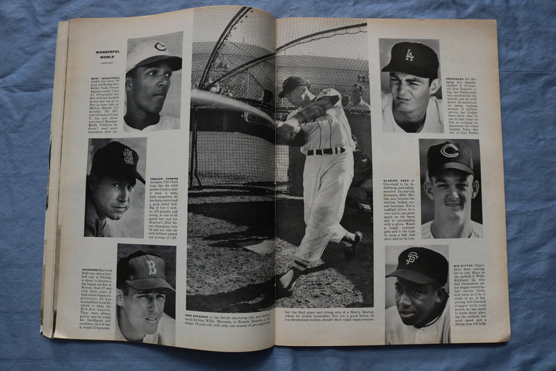 1958 APRIL 7 SPORTS ILLUSTRATED MAGAZINE - THE MASTERS COVER - ST 5505Y
