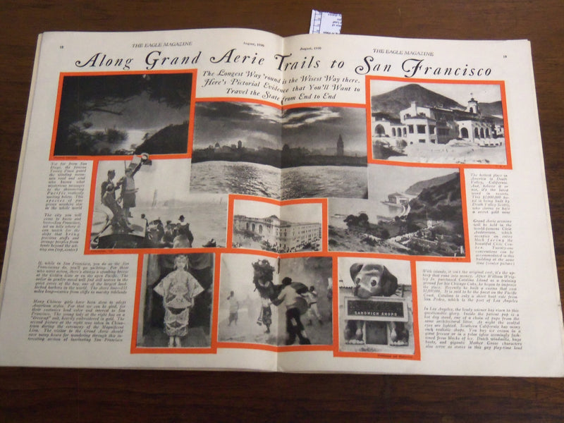 1930 AUGUST THE EAGLE MAGAZINE - GELETT BURGESS - BABE HERMAN - K 1263