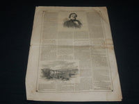 1857 JULY 18 LIFE ILLUSTRATED NEWSPAPER - ROBERT BURNS - NP 4785