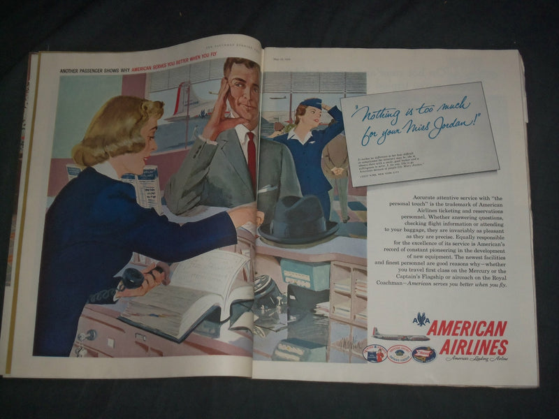 1958 MAY 10 THE SATURDAY EVENING POST MAGAZINE - ILLUSTRATED COVER - SP 2481F