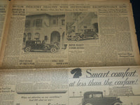 1930 SAN FRANCISCO CHRONICLE SUNDAY AUTOMOBILE SECTION LOT OF 2 - NP 5088
