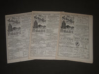 1902-1903 METROPOLITAN PHILATELIST MAGAZINE LOT OF 3 DIFFERENT - J 2449