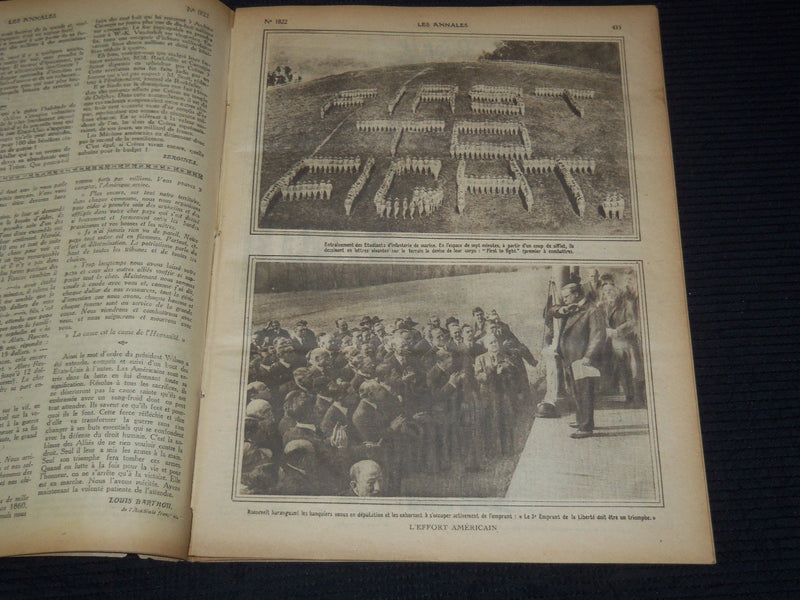 1918 LES ANNALES WWI FRENCH MAGAZINE LOT OF 7 ISSUES - WORLD WAR I - O 3785