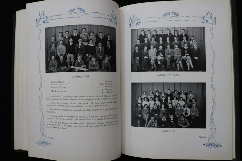 1930 TOM TOM OWEGO FREE ACADEMY YEARBOOK - OWEGO NEW YORK - SOFTCOVER - YB 3475