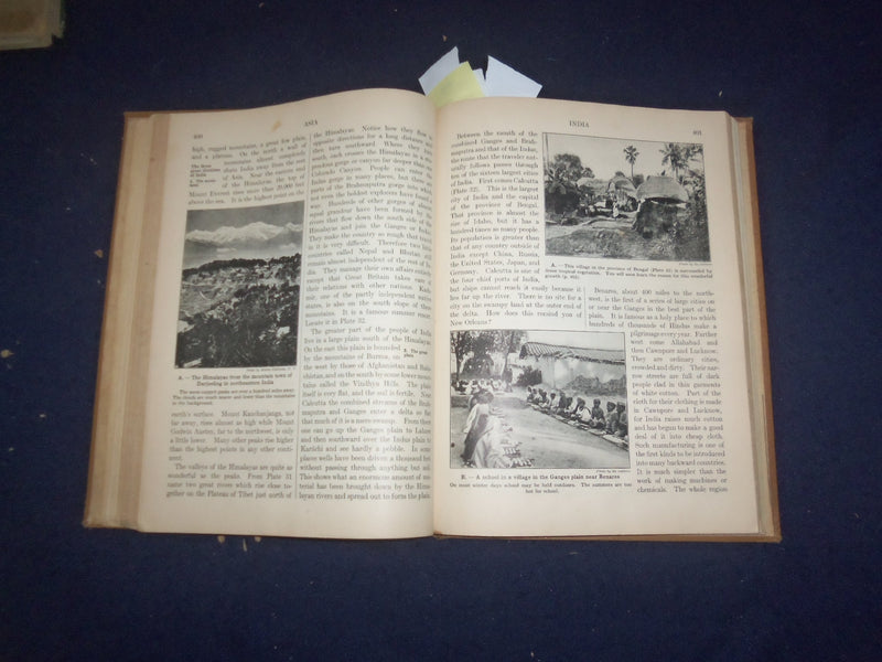 1932 LIVING GEOGRAPHY BOOK TWO PART TWO HARDCOVER BOOK - KD 8166