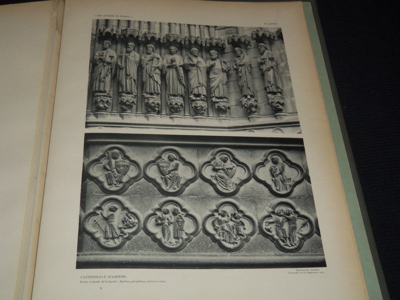 1910'S L'ART GOTHRIQUE EN FRANCE - L'ARCHITECTURE ET LA DECORATION VOLUME- Z 278