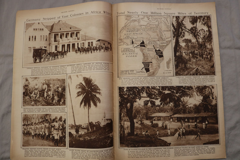 1919 MAY 22 MID-WEEK PICTORIAL MAGAZINE SECTION - GERMANY'S EXPIATION - NP 9270