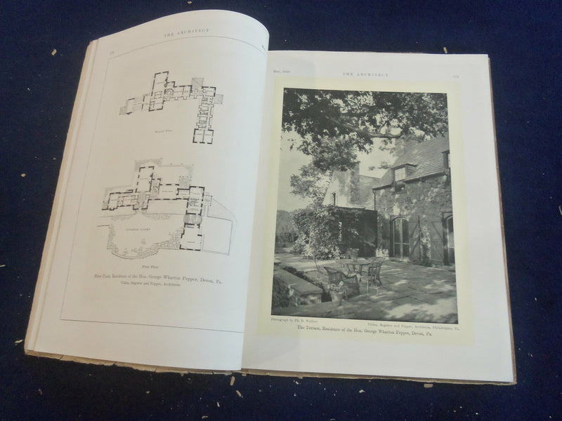1929 MAY THE ARCHITECT MAGAZINE - NICE COVER, MANY PLATES & PHOTOS - ST 7268