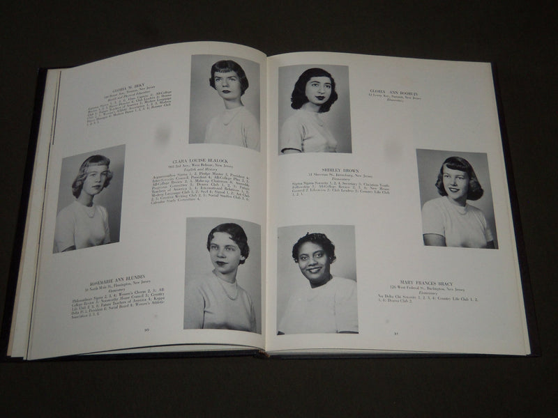 1955 THE SEAL TRENTON STATE COLLEGE YEARBOOK - NEW JERSEY - PHOTOS - YB 1066