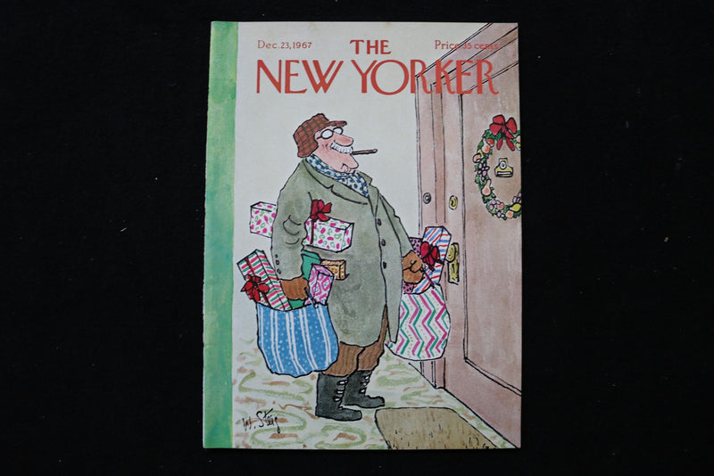 1967 DECEMBER 23 NEW YORKER MAGAZINE - GREAT ILLUSTRATED COVER - NY 2744