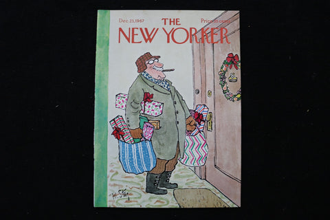 1967 DECEMBER 23 NEW YORKER MAGAZINE - GREAT ILLUSTRATED COVER - NY 2744