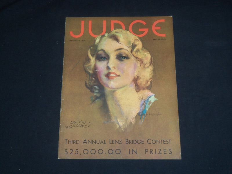 1931 SEPTEMBER 26 JUDGE MAGAZINE - ARE YOU VULNERABLE? - ST 5701