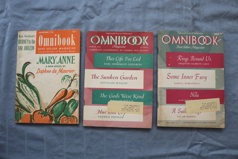1952-1956 OMNIBOOK DIGEST MAGAZINE - LOT OF 15 - O 3325