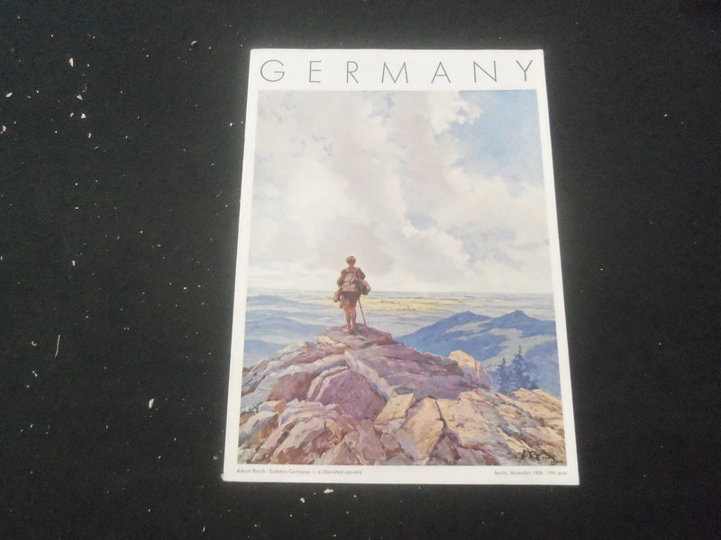 1938 NOVEMBER GERMANY MAGAZINE - ENGLISH/SPANISH/FRENCH TEXT - B 1140K