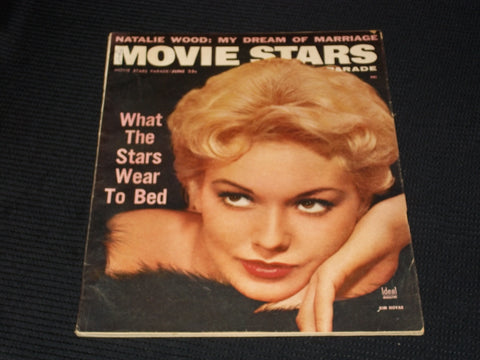 1956 JUNE MOVIE STARS PARADE MAGAZINE - KIM NOVAK FRONT COVER - E 1819