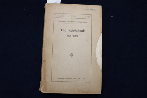 1910 THE REICHSBANK 1876-1900 - SOFTCOVER BOOK - K 1423