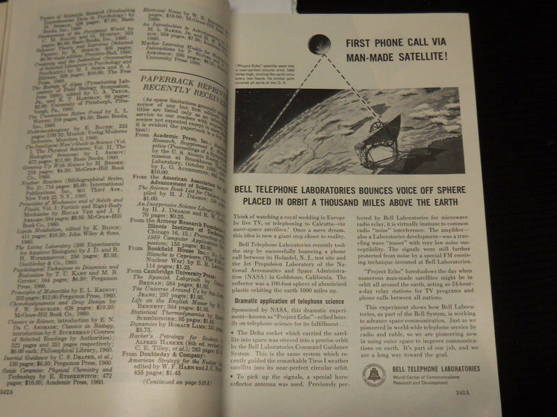 1960 DECEMBER AMERICAN SCIENTIST MAGAZINE - VOLUME 48 NO. 4 - SP 4862N