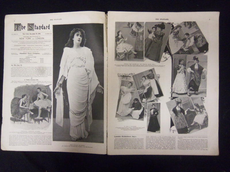 1896 DECEMBER 19 THE STANDARD MAGAZINE - HURRAH FOR CHRISTMAS - ST 3207